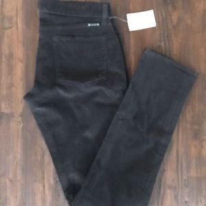 122Lucky Brand black corduroy pants Size 6